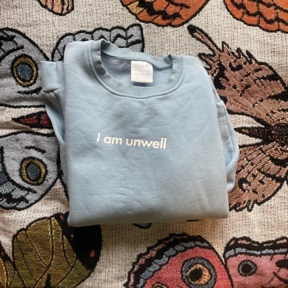 barstool sports i am unwell crewneck
